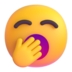 yawing face emoji